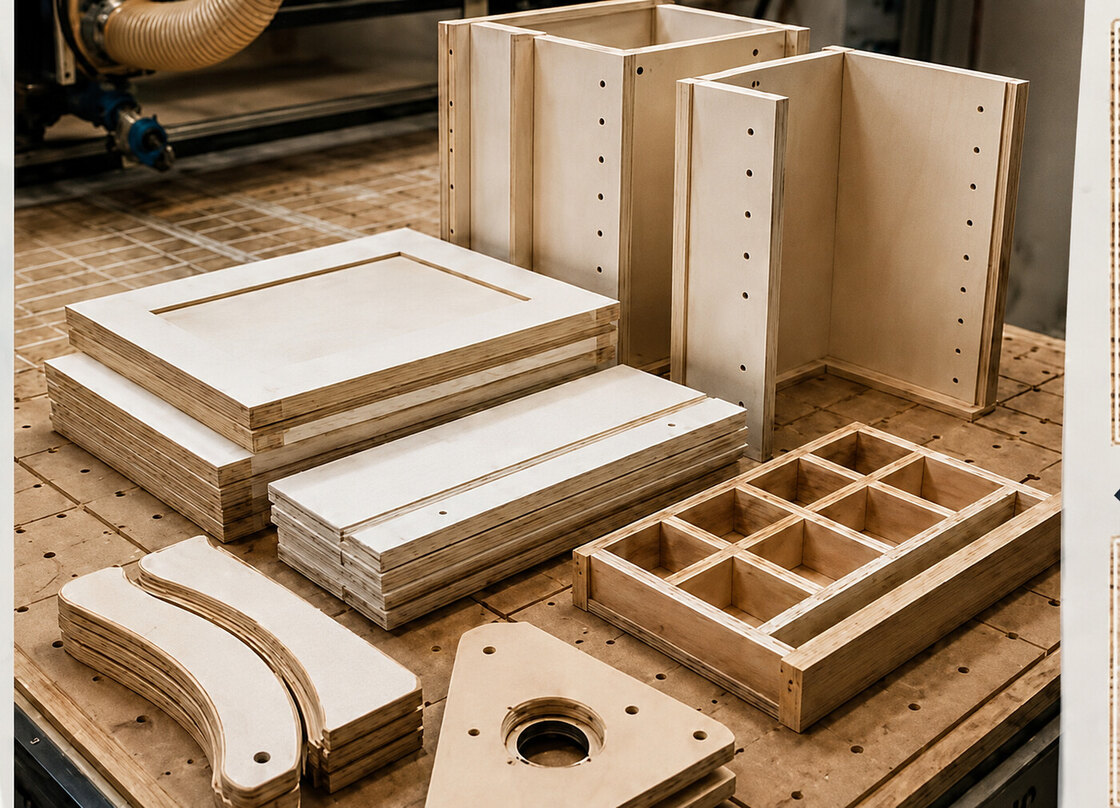 Custom CNC cabinet and routing services